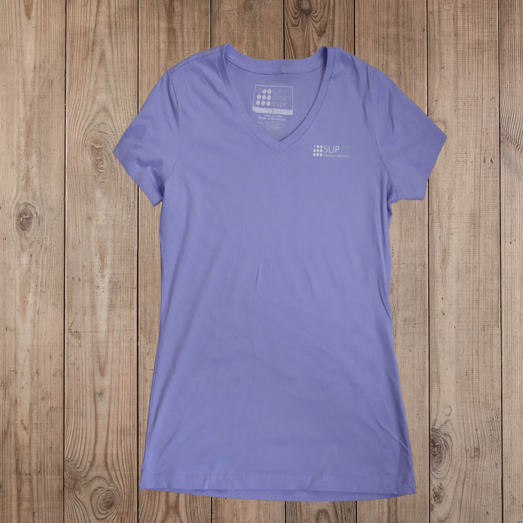 Women's 9 Dots V Neck S/S Tee