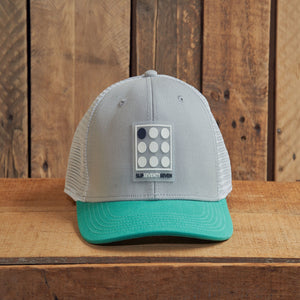 9 Dots Logo Rubber Patch Trucker