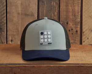 9 Dots Logo Rubber Patch Trucker