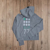Women's 9 Dots Full Zip Hoodie