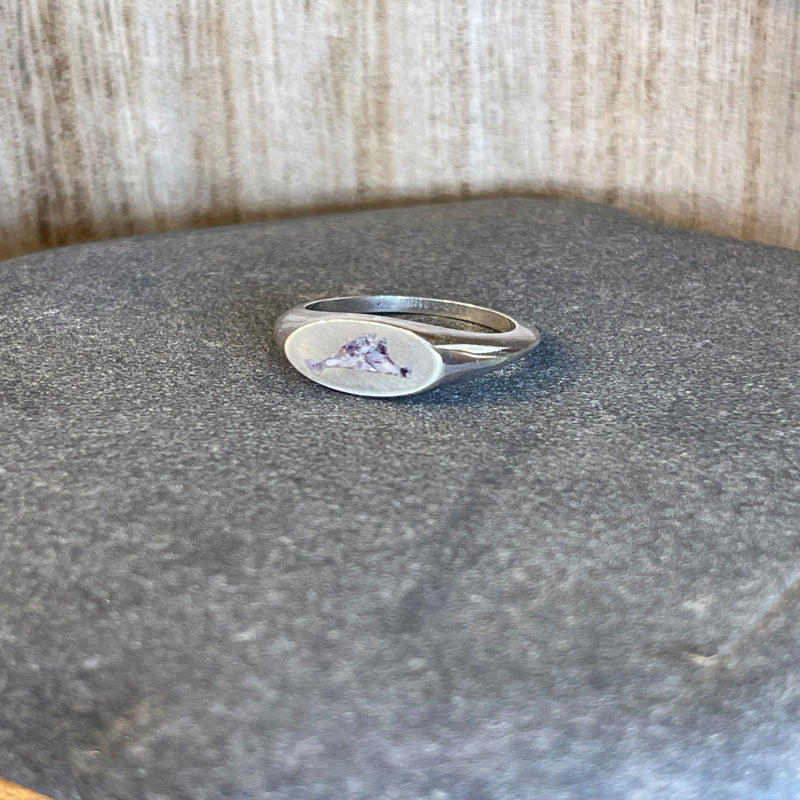 LFD Sterling Wampum MV Ring