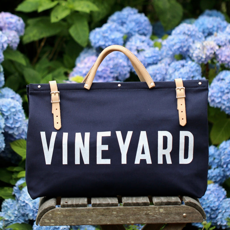 VINEYARD Navy Utility Bag