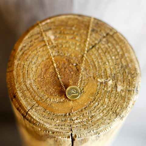 Slip77 MV Bead Necklace GF/Brass