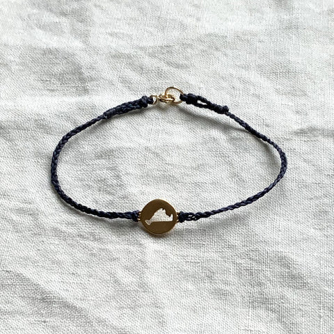 Slip77 MV Friendship Bracelet Brass