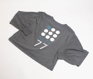 Women's 9 Dots Logo Crop L/S