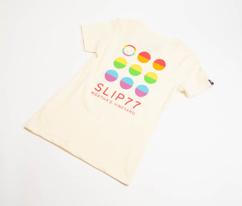 Women's 9 Dots Relaxed Fit S/S Tee