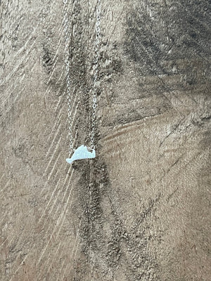 Slip77 White Opal MV Necklace