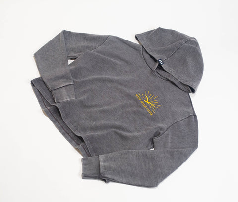 Women's 9 Dots Crop Track Hoodie