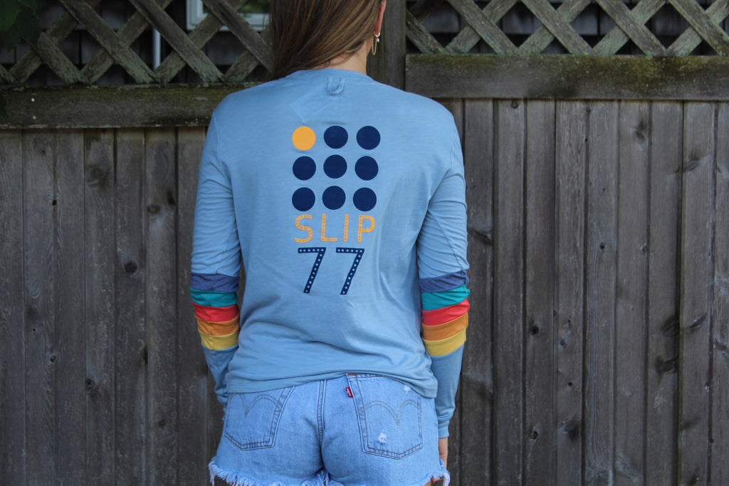 Women's 9 Dots L/S Camp Tee